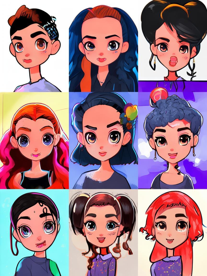 抖音卡通头像图片女生头像大全霸气_抖音卡通女头霸气合集插图